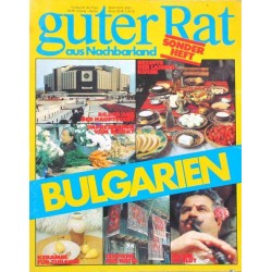 Guter Rat aus Nachbarland von 1983 - Bulgarien